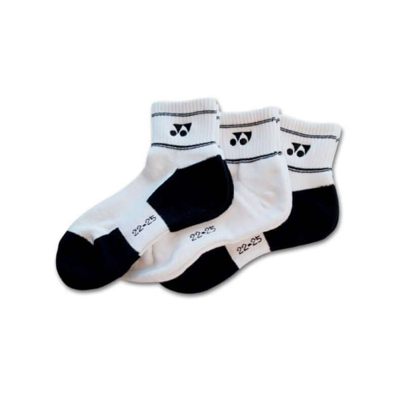 Yonex 8423 Badminton Kurzsocken – 3er-Pack | Sparvorteil bei Mehrfachkauf - Bash Badminton-Shop