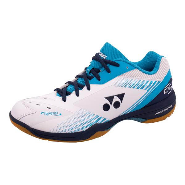 YONEX Power Cushion 65 Z3 Blanc/Bleu océan - Homme - Bash Badminton-Shop