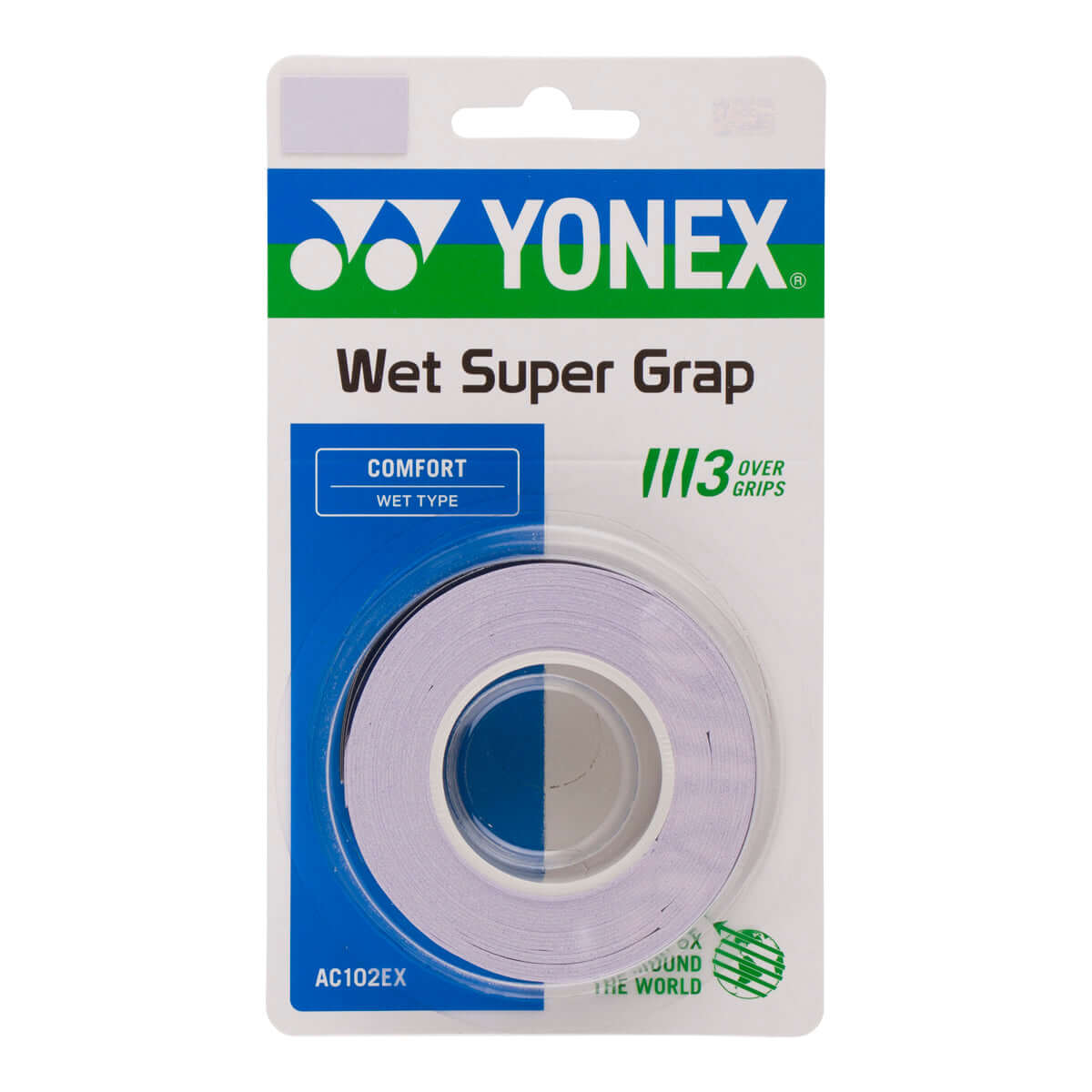 Griffband YONEX Super Grap 3er-Pack Pale Lilac