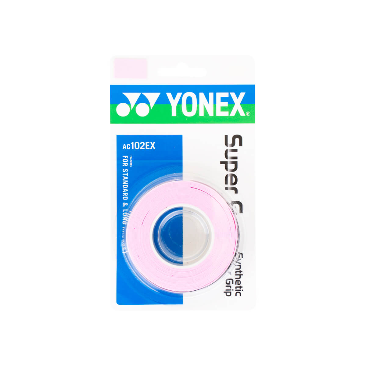 YONEX Super Grap 3er-Pack Rosa - Bash Badminton-Shop