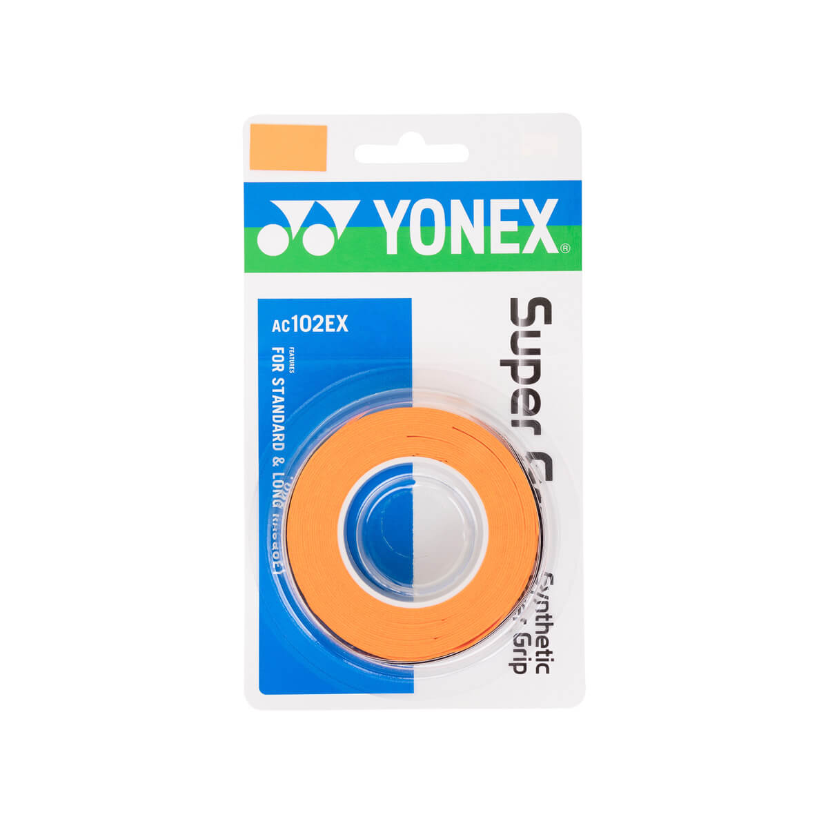 YONEX Super Grap 3er-Pack Orange - Bash Badminton-Shop