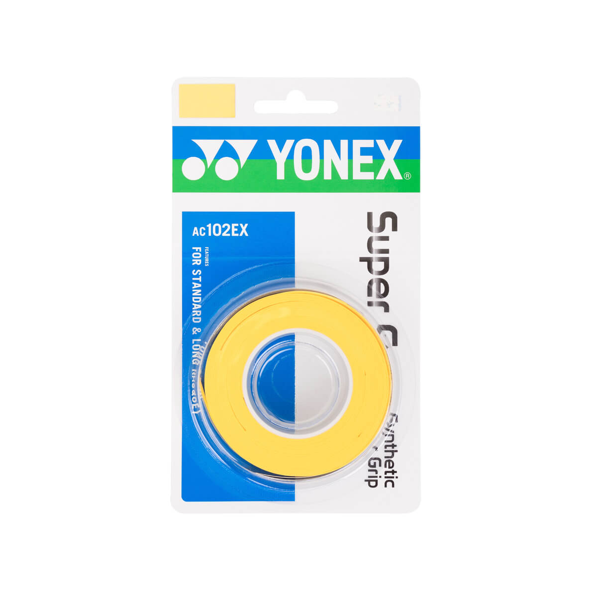 YONEX Super Grap 3er-Pack Gelb - Bash Badminton-Shop