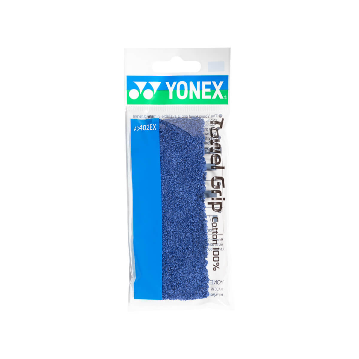 YONEX AC402 Frottee Griffband Blau - Bash Badminton-Shop