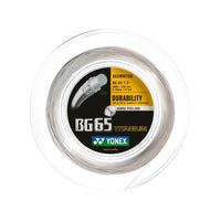 YONEX BG 65 Titanium Weiß 200m - 0,65mm - Bash Badminton-Shop