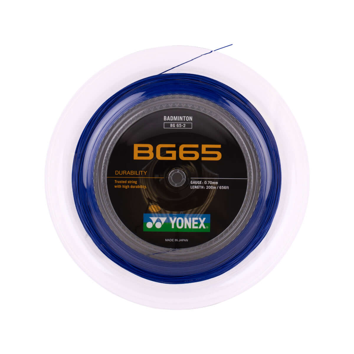 Yonex BG65 200m - 0,70 mm Badminton snaar – andere weergave
