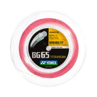 Badminton Saite YONEX BG 65 Titanium 200m - 0,70 mm
