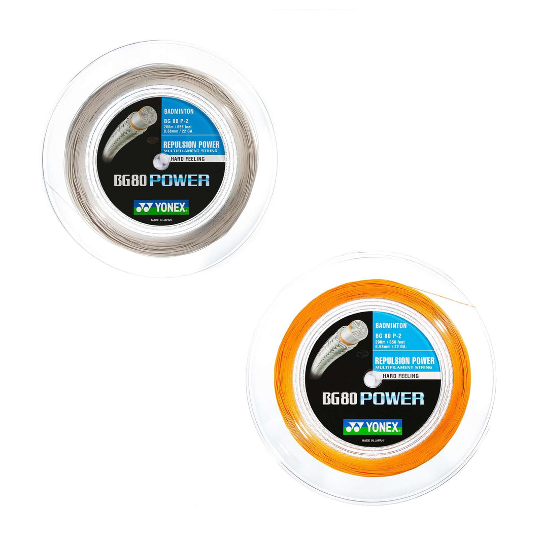 Badminton string YONEX BG 80 Power 200m - 0,68 mm