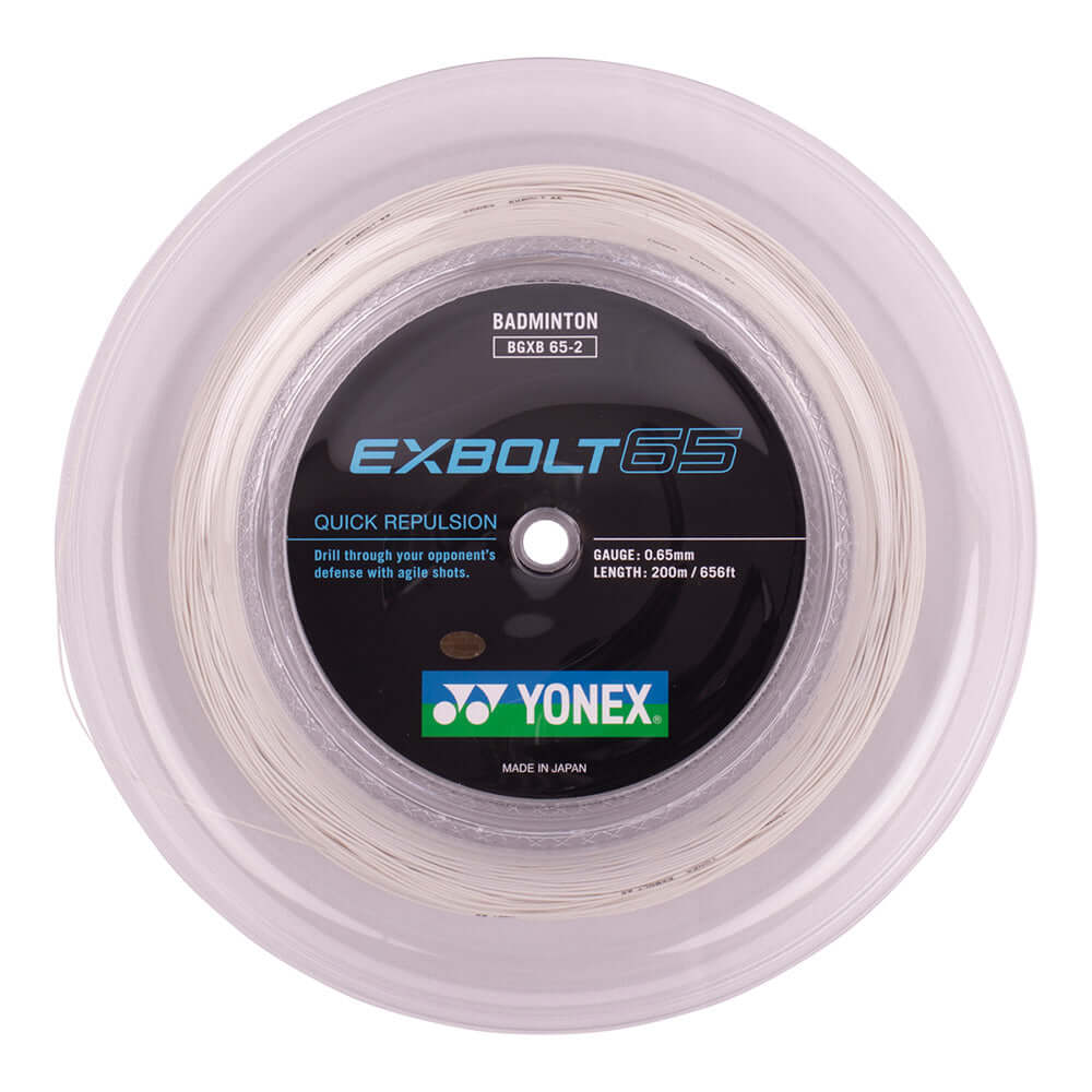 Yonex Exbolt 65 200m - 0,65 mm cordaje de bádminton