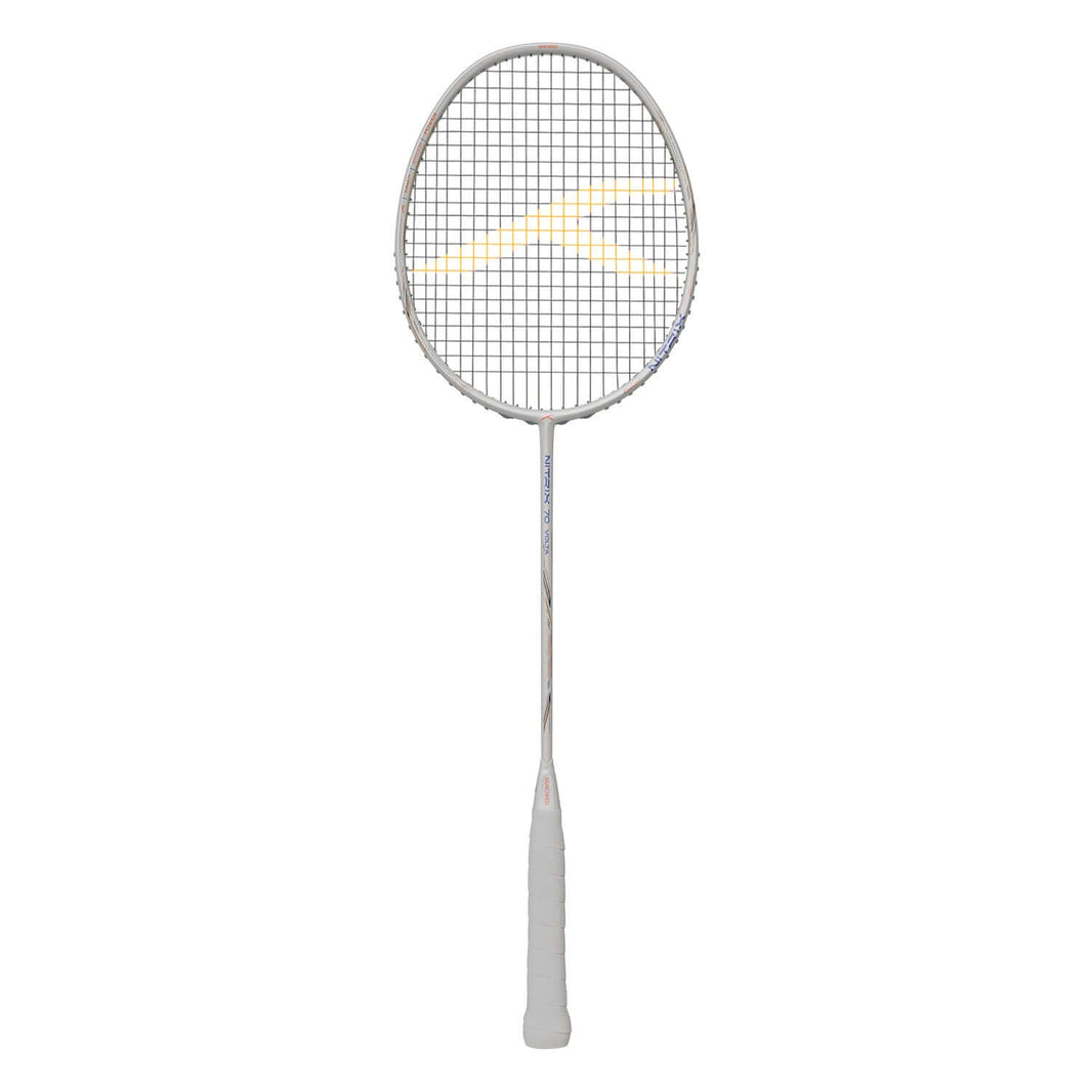 Hundred Nitrix 70 Volta 4U Badmintonschläger - Weiß/Kupfer