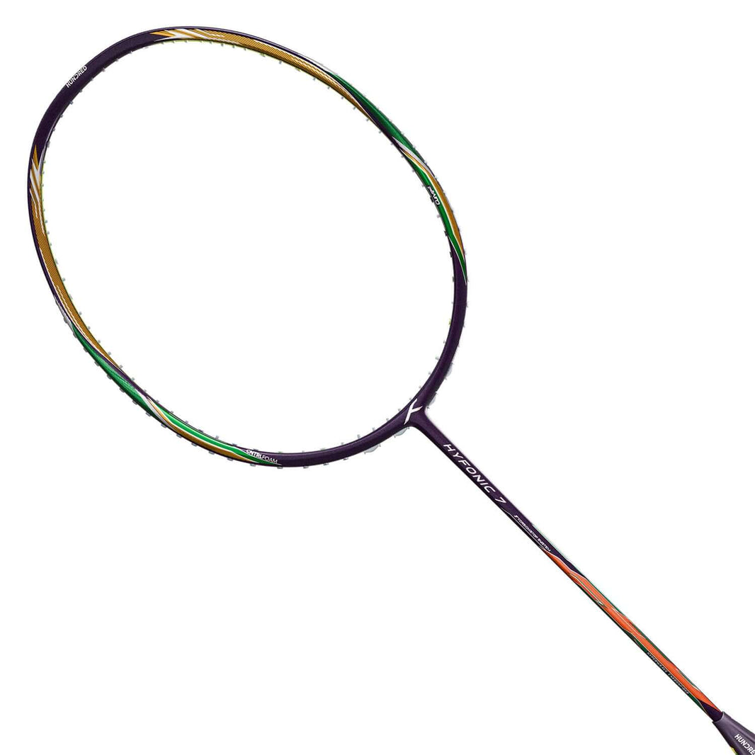 Hundred Hyfonic 7 4U Badmintonschläger - Dunkelviolett/Grün