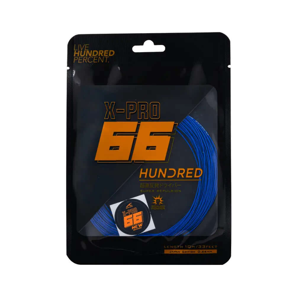 Hundred 66 X-PRO 10m - 0,66mm Badminton Saite
