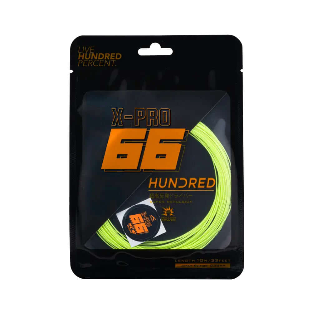 Hundred 66 X-PRO 10m - 0,66mm Badminton Saite