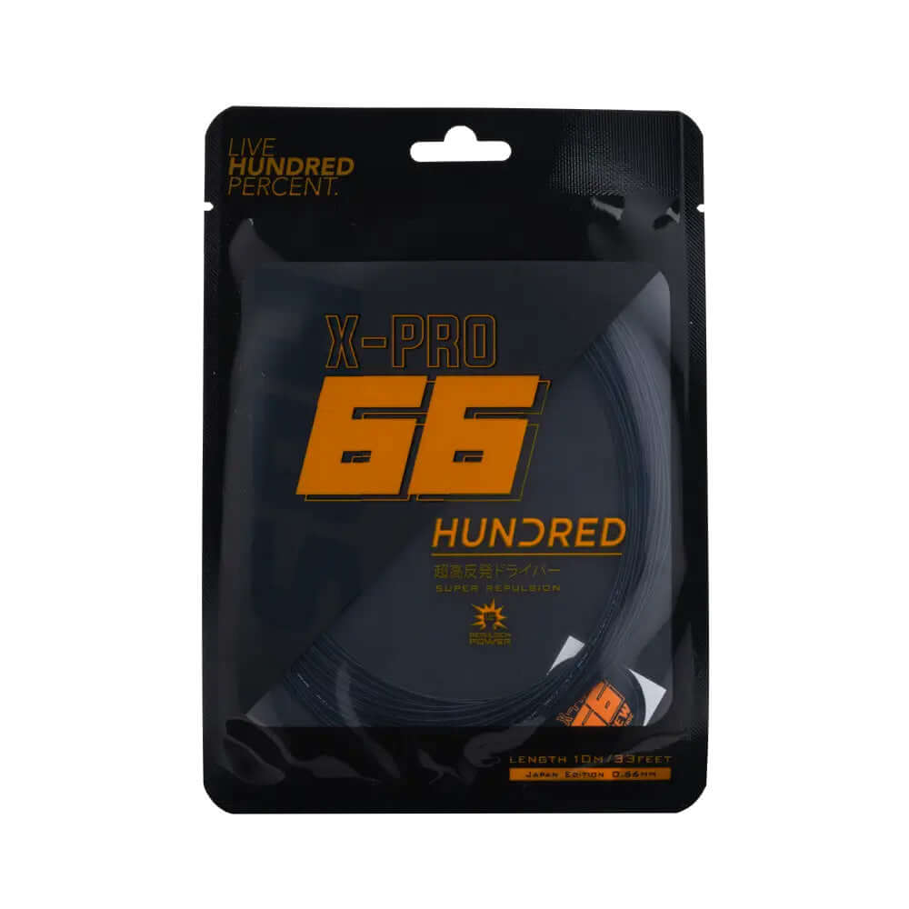Hundred 66 X-PRO 10m - 0,66mm Badminton Saite