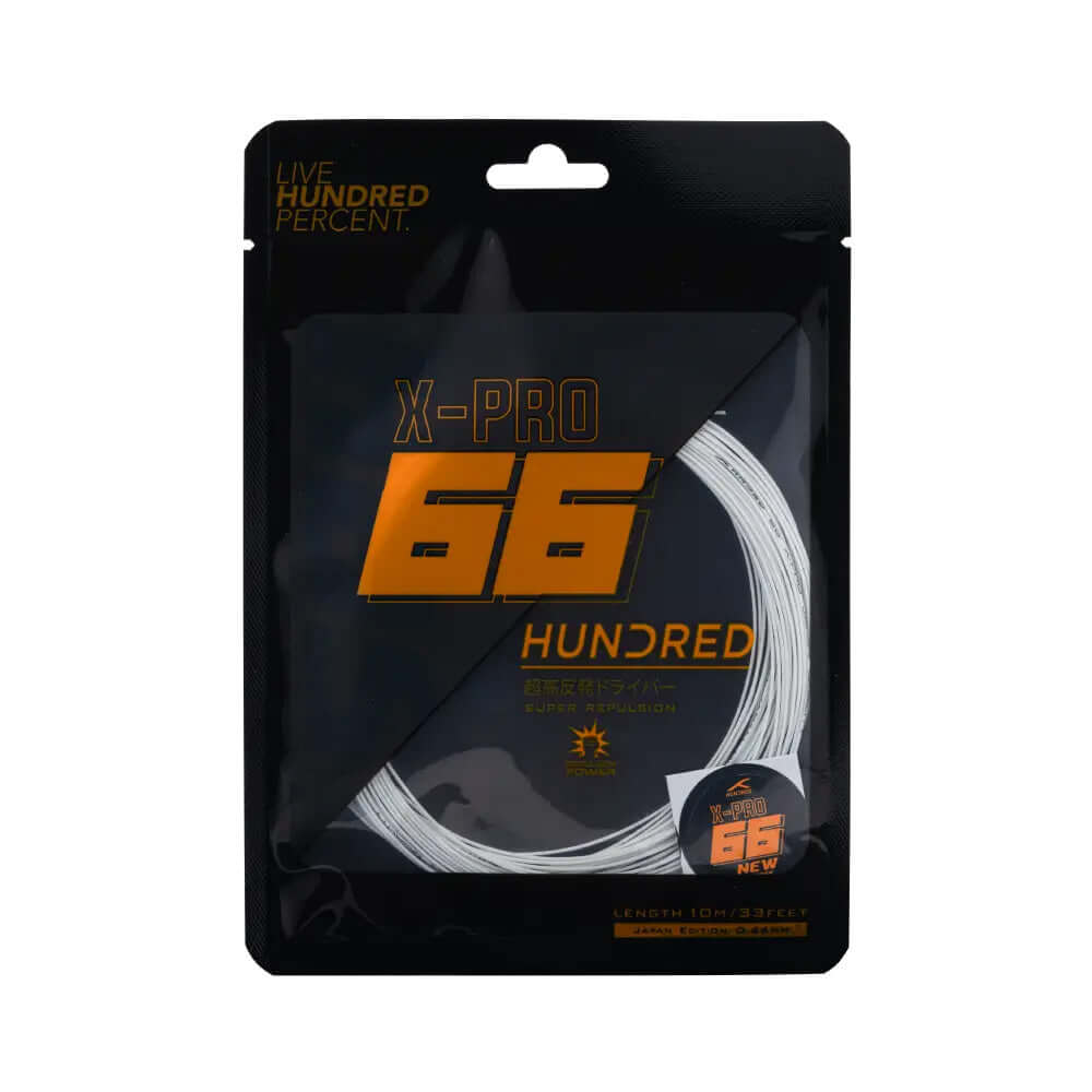 Hundred 66 X-PRO 10m - 0,66mm badmintonsnaar