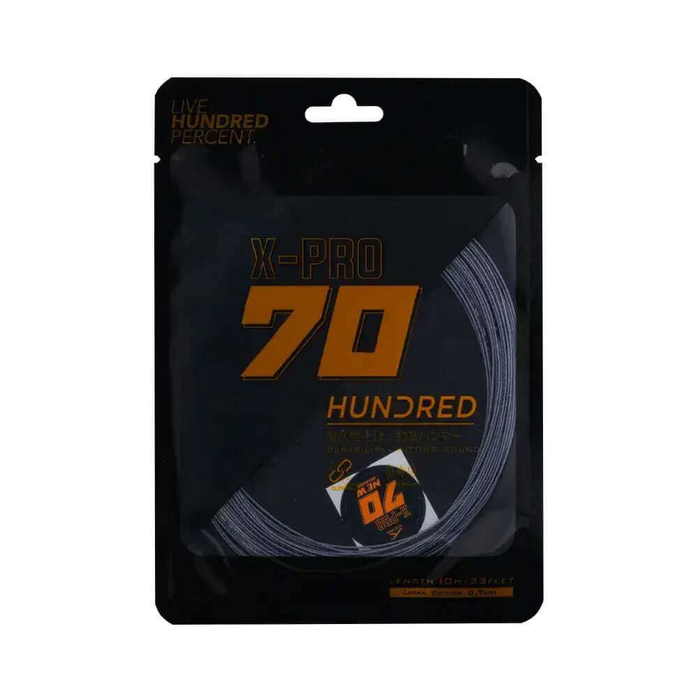 Hundred 70 X-Pro 10m - 0.70mm Badminton String – back view