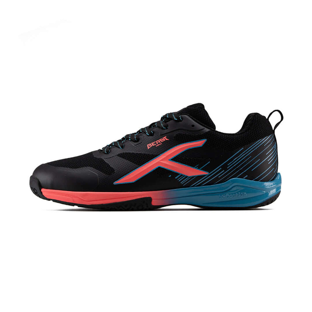 Hundred Beast Max badminton shoes - Black/Orange/Blue