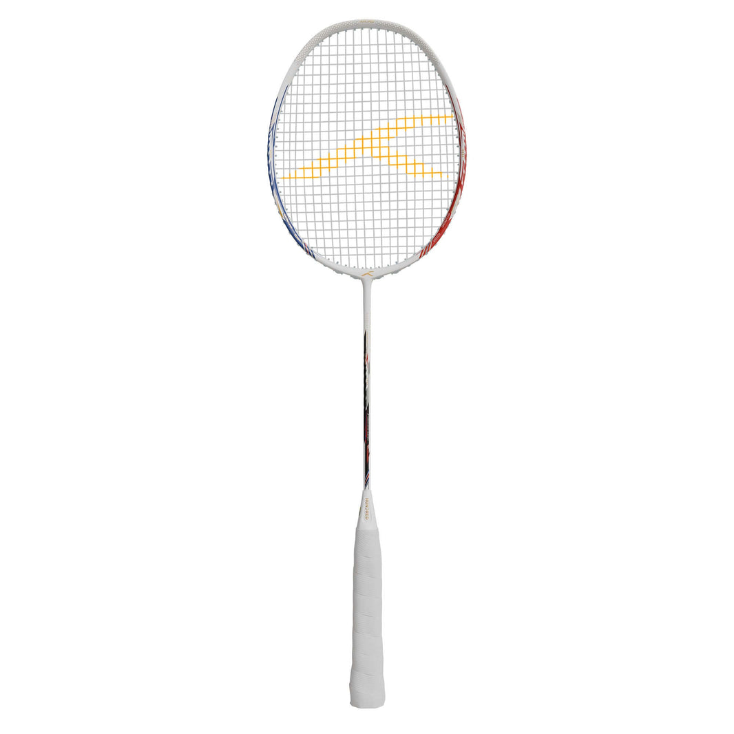 Hundred Flareon Typhoon 5U raquette de badminton - Blanc/Rouge/Bleu