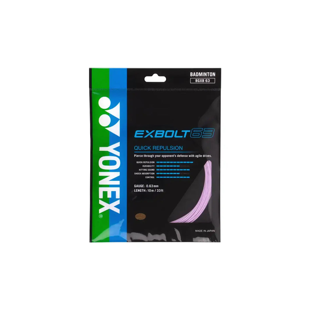 Yonex Exbolt 63 10 m - 0,63 mm cordage de badminton