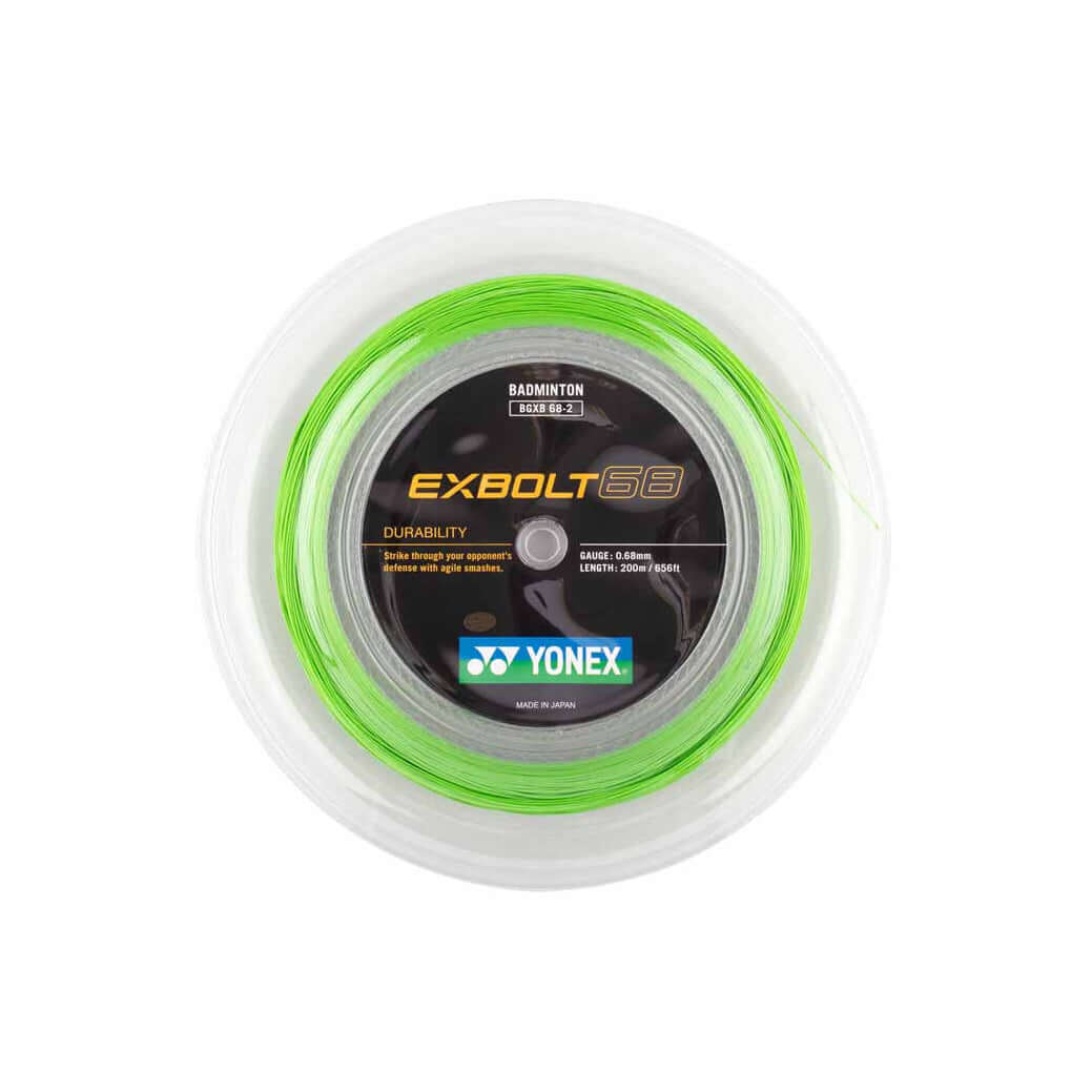 Yonex Exbolt 68 200m - 0,68 mm Badminton cordaje – vista lateral