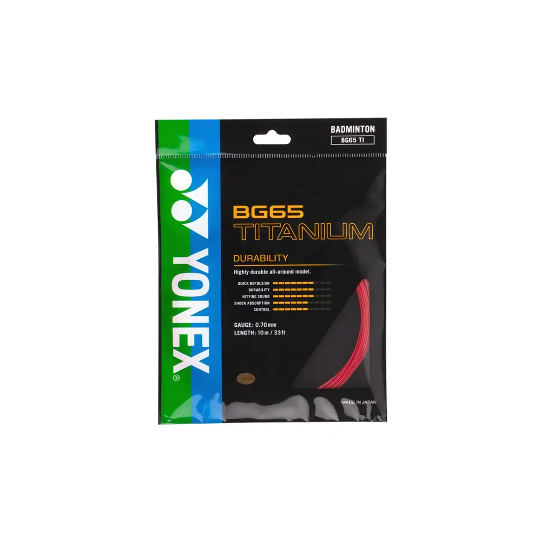 Yonex BG65 Titanium 10 m - 0,70 mm cordage de badminton