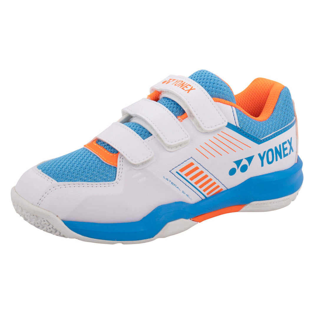 YONEX Strider Flow Weiß/Blau/Orange - Kinder
