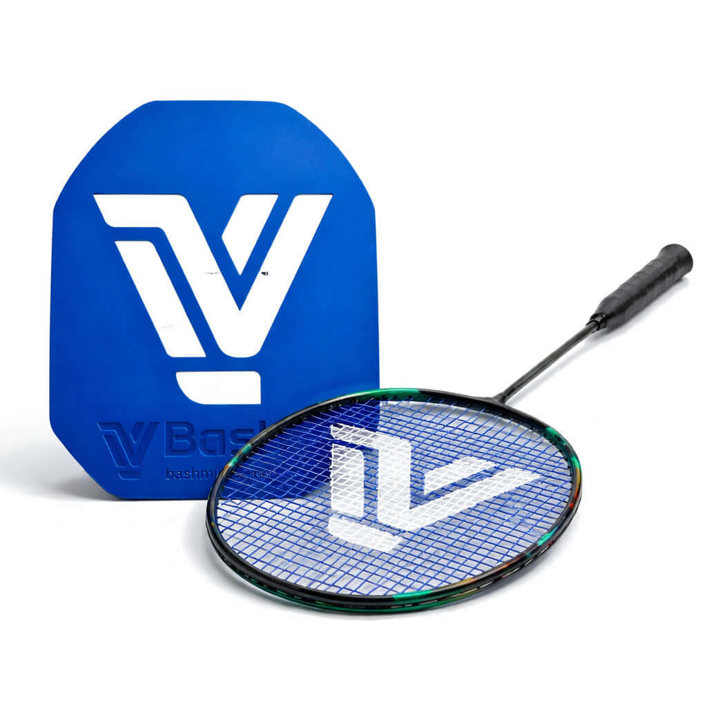 Personalised Badminton racket logo stencil