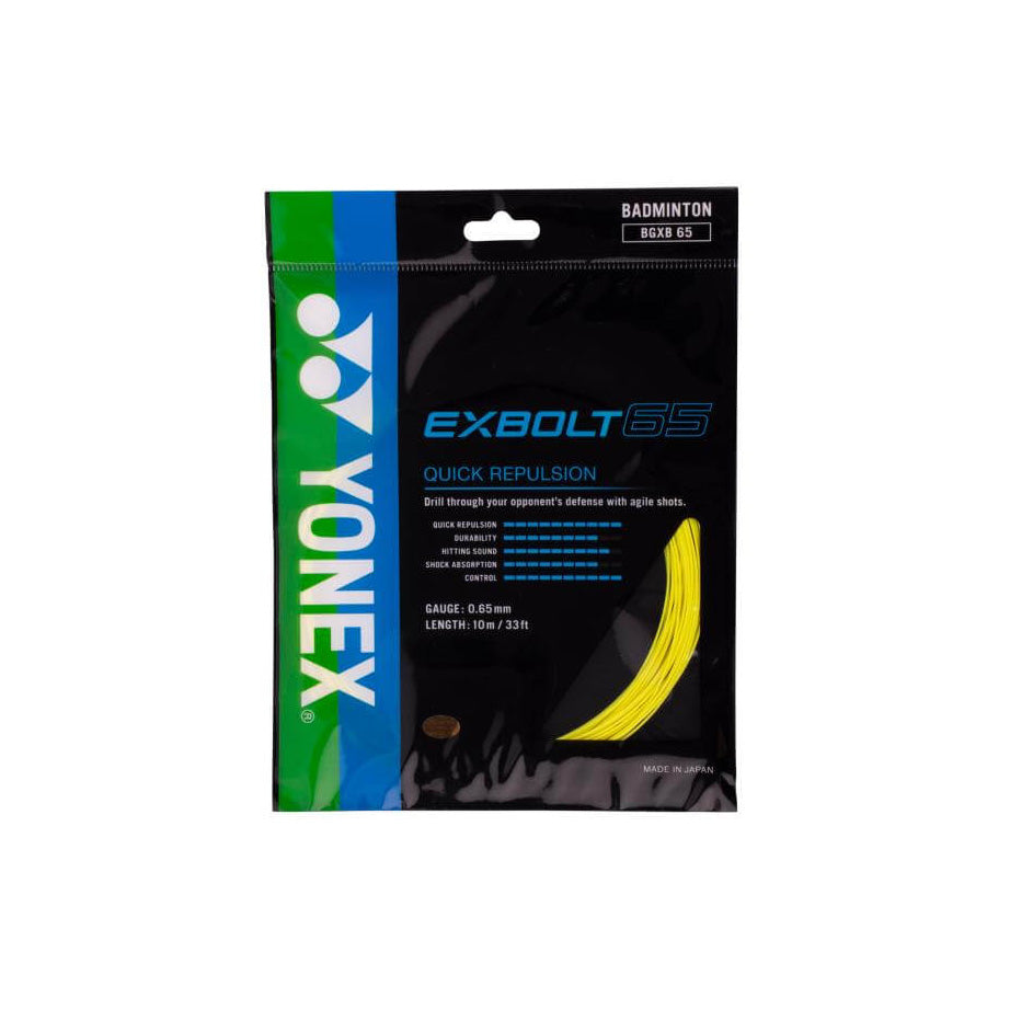 Yonex Exbolt 65 10m - Corda da Badminton 0,65 mm